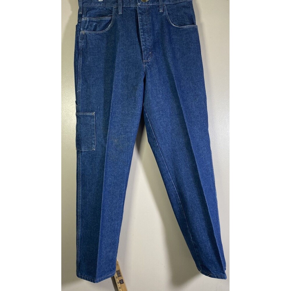 Bulwark Flame Resistant CARPENTER Jeans Mens 36x30 Blue Denim Workwear FR Pants